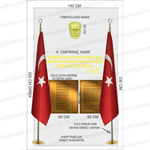 Atatürk Köşesi Seti Poz Model 06