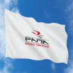 Logolu Gönder Bayrağı 150x225 cm Raşel Kumaş